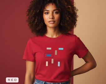 Line Art Graphic Unisex T-Shirt | Cotton Tee | Minimal Style