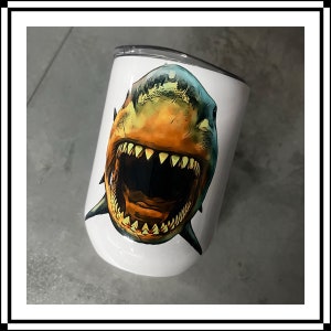 Shark Week Wine Tumbler