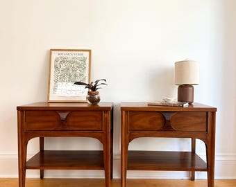 Kent Coffey Perspecta Bedroom Set | Mid Century Modern Walnut