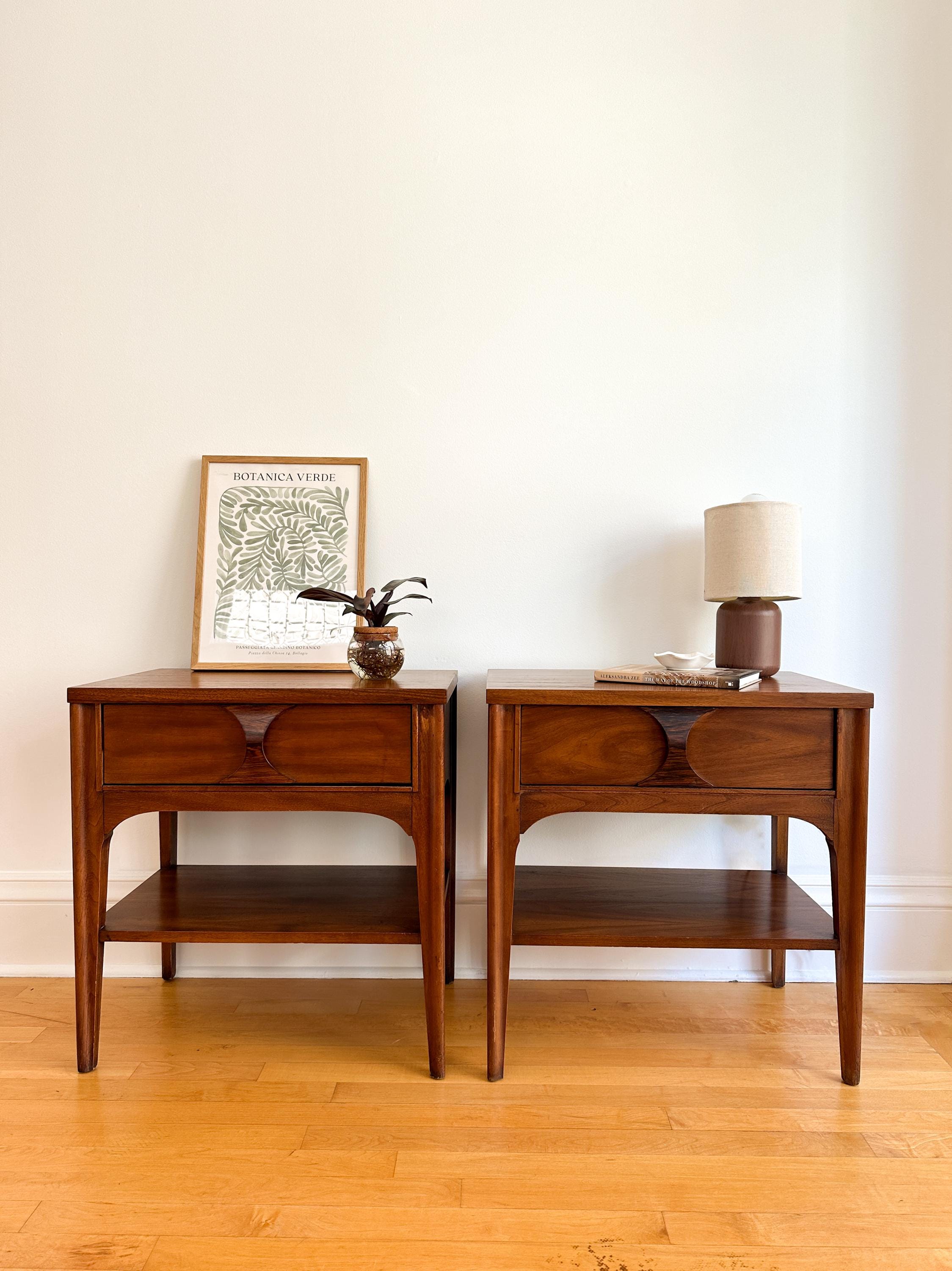SOLD!! MCM Kent Coffey Perspecta Nightstands Pair - Etsy
