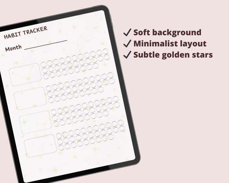 Digital & Printable Habit Tracker Set | A4 PDF | Goodnotes Compatible ...
