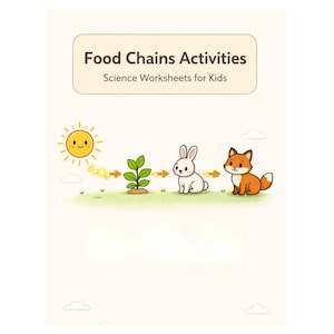 Food Chain Activities for Kids | Producer vs Consumer Worksheets (PDF)
