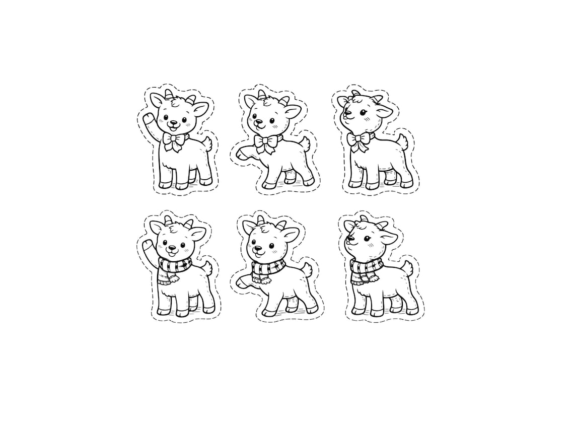 Three Billy Goats Gruff Coloring Craft, Cut and Paste Activity (PDF ...