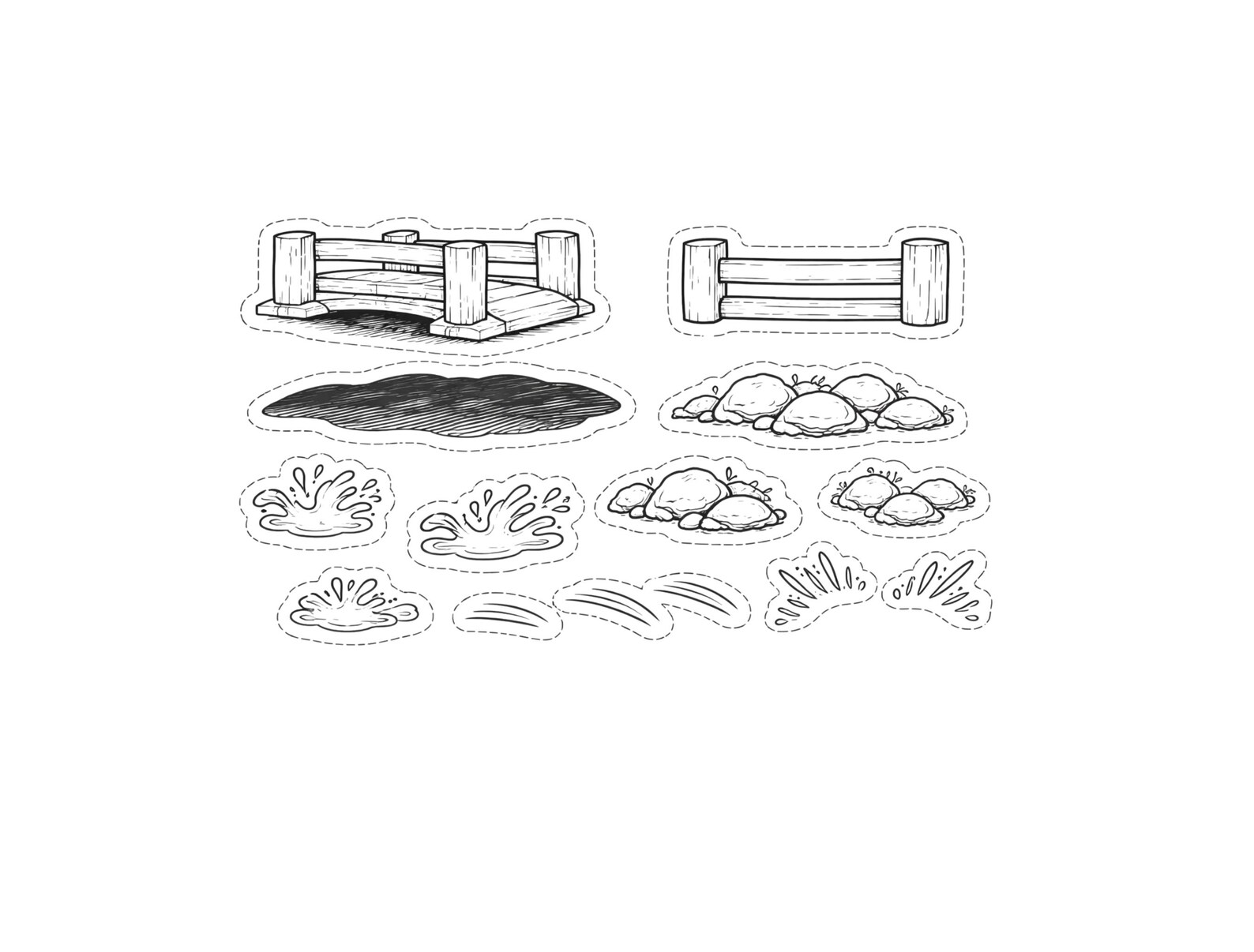 Three Billy Goats Gruff Coloring Craft, Cut and Paste Activity (PDF ...