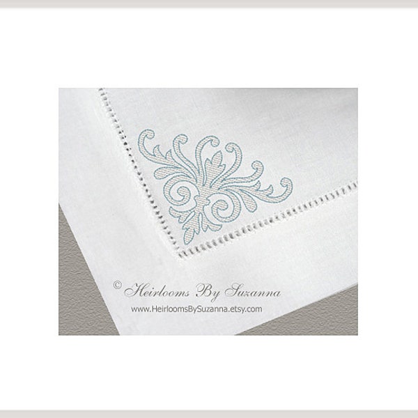 Machine Embroidery Napkin Corners Etsy