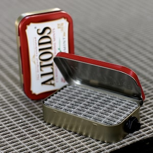 Portable Mint Tin Amp and Speaker for Electric Guitar- Altoids Red/Blackface handmade gifts for guitar players FREE SHIPPING