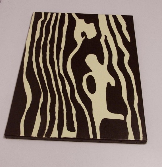 SALE Handpainted Faux Bois Wood Grain Pop Painting on Etsy