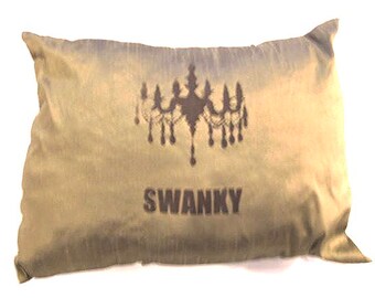 Swanky Silk Pillow