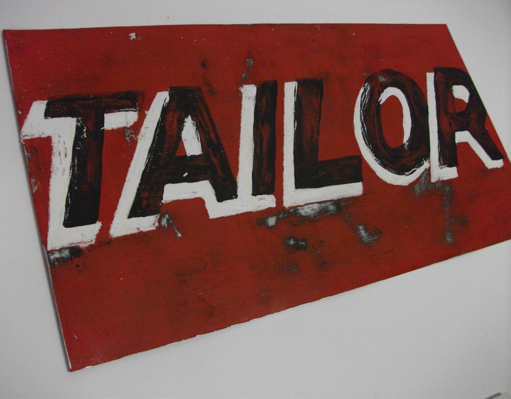 Tailor's Store Sign Etsy