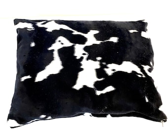 Handmade Velvet faux Cowhide  pillow