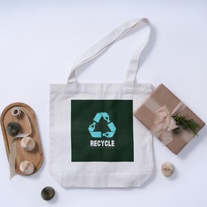 Recycle SVG | Umweltfreundlicher Aufkleber Design | Nachhaltigkeit Clipart für T-Shirt, Becher, Etikett, digitaler Download