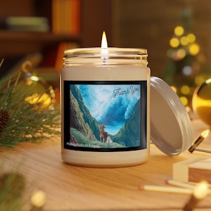 Majestic & Wild Alpacas, Eco-Friendly 9oz Soy Scented Candle
