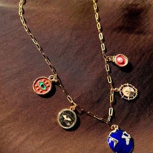 Vintage Style Charm,Charm Necklace for Women,Build Your Own Custom Charm Necklace,Personalized Necklace Gift.