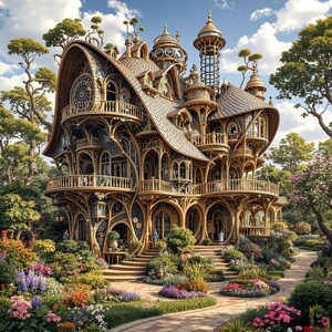 Abstract House - Digital Picture