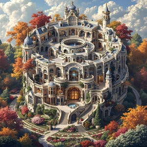 Abstract House - Digital Picture