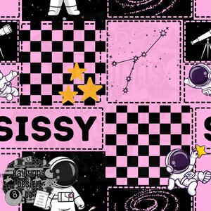 Sissy Space Seamless Digital File (Digital Download)