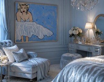Marilyn Monroe, Art Print by Pop Artist JamiePop