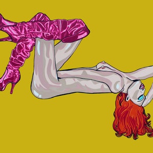 Kinky Boots,  Art Print by Pop Artist JamiePop