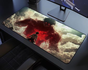Alfombrilla de ratón Attack On Titan, alfombrilla de ratón, alfombrilla de escritorio, TCG, CCG, personalizada, anime, alfombrilla de ratón, gamepad, accesorio, tapete de juego, alfombrilla de ratón personalizada, juegos, jugador