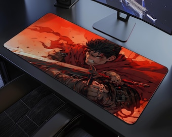 Alfombrilla de ratón Berserk, Guts, Alfombrilla de ratón, Alfombrilla de escritorio, TCG, CCG, Personalizada, Anime, Alfombrilla de ratón, Gamepad, Accesorio, Tapete de juego, Alfombrilla de ratón personalizada, Juegos, Esports