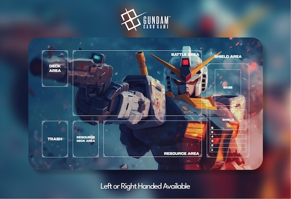 GUNDAM CARD GAME プレイマット Gundam Playmat, Gundam Card Game, Gundam Mobile Suit, With or