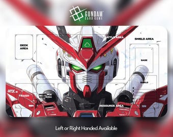 Gundam Astray Inspired Playmat, Gundam Card Game, With or Without Zones, TCG, CCG, Custom, Disney, Mousepad, Gamepad, Accessory, Play Mat