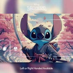 Tapis de jeu Disney Lorcana, Lilo et Stitch, point de samouraï, JCC, GCC, tapis de jeu personnalisé, Disney, tapis de souris, manette de jeu, accessoire, tapis de jeu
