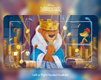 Tapete de juego Disney Lorcana, Príncipe Juan, Rey Príncipe Juan, TCG, CCG, Personalizado, Disney, Alfombrilla de ratón, Gamepad, Accesorio, Tapete de juego