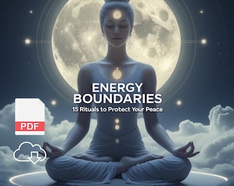 Guía de protección energética: 15 rituales para mujeres sensibles y empáticas (PDF imprimible).