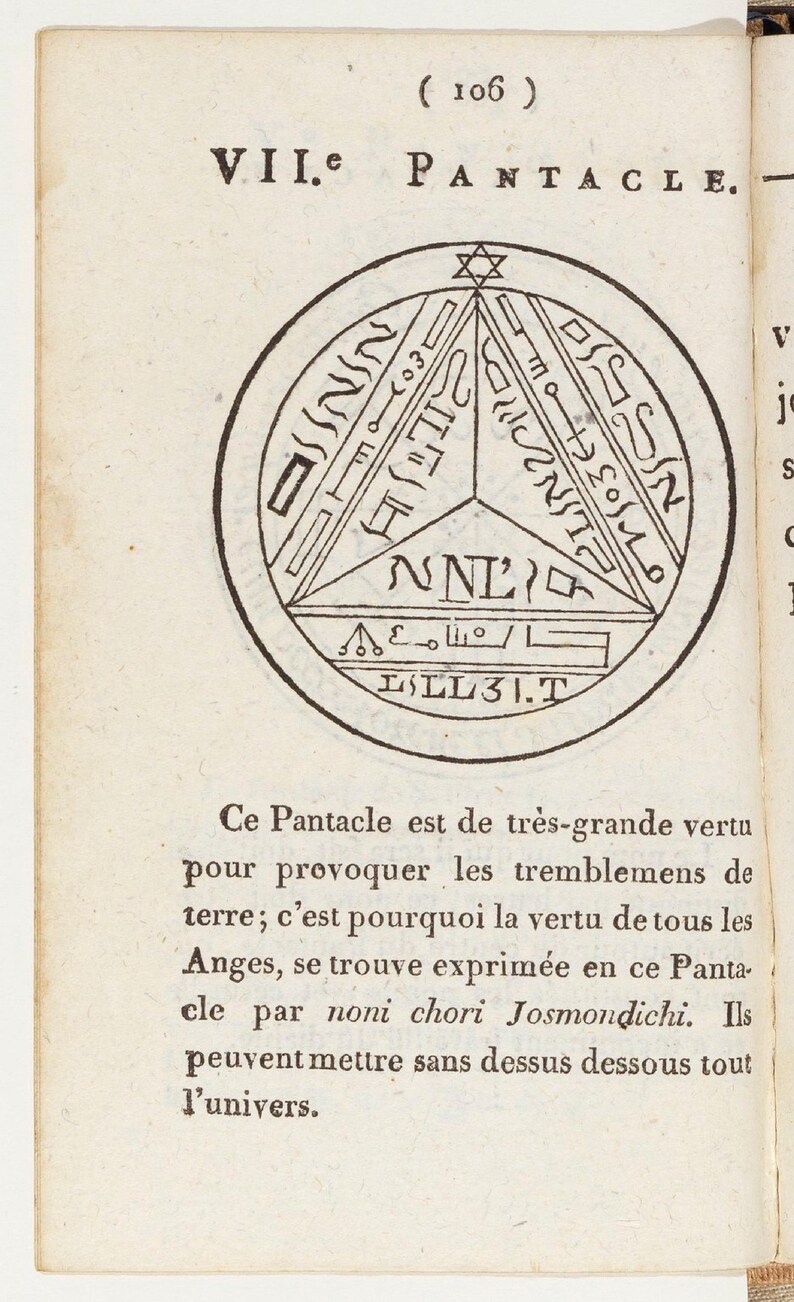 Black Magic Grimoire, La Veritable Magie Noire (1750), Secret Occult Practices, French, English, PDF image 7