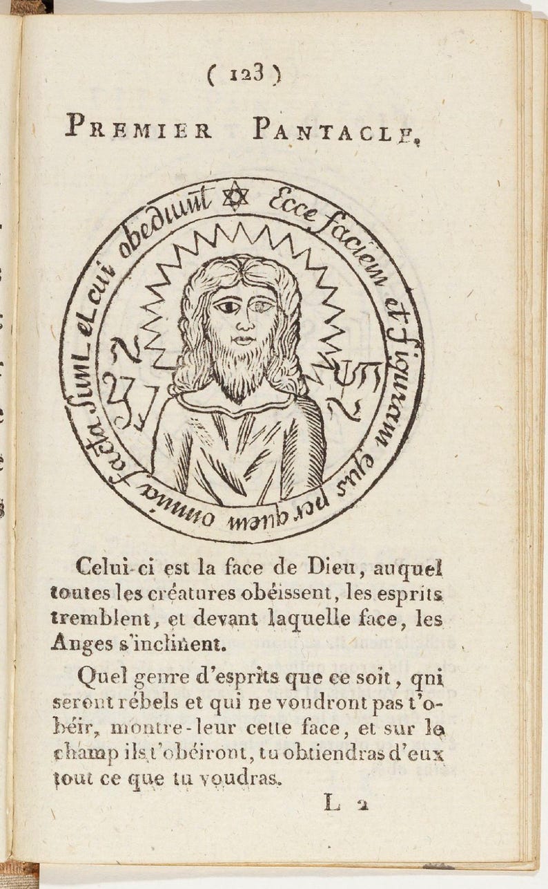 Black Magic Grimoire, La Veritable Magie Noire (1750), Secret Occult Practices, French, English, PDF image 10