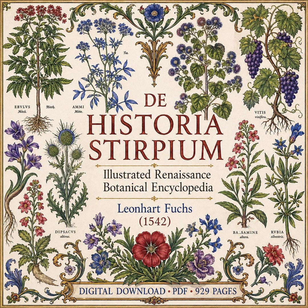 Renaissance Herbal, Botanical Atlas With 500+ Illustrations – De ...