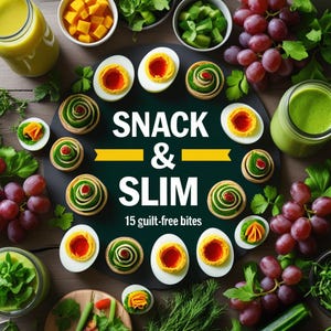 Healthy Snack Recipes – Weight Loss Snacks PDF – Guilt-Free High Protein Snacks eBook – Digital Download