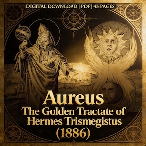 アウレウス：ヘルメス・トリスメギストスの黄金の論考（1886年） - ヘルメス錬金術、エメラルド・タブレット、ヴィンテージ・オカルト、PDF