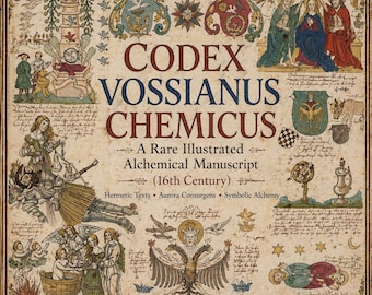 Aurora Consurgens Alchemy Manuscript  – Codex Vossianus Chemicus (16th), Rare Illustrated Alchemical Codex, PDF