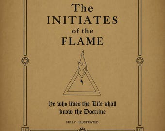 The Initiates of the Flame (1922) – Manly P. Hall, Vintage Occult Classic, Mysticism, Symbolism, Alchemy, PDF