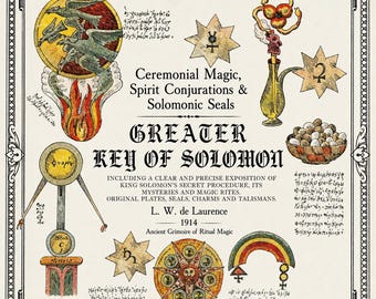 Greater Key of Solomon Grimoire (1914) – Pentacles, Seals & Ritual Magic, PDF, eBook