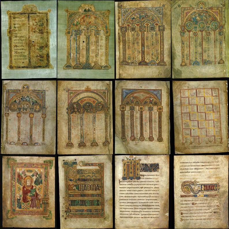 Book of Kells – Complete Digital Manuscript (c. 800 AD), Illuminated ...