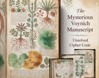 The Mysterious Voynich Manuscript, Unsolved Cipher Code & Cryptography, Strange Ancient Book, PDF