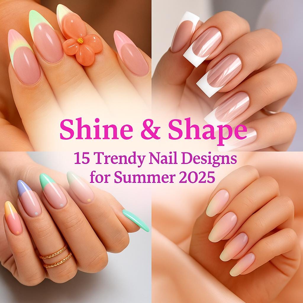 Summers Shine: 2025 Nail Trends Unveiled