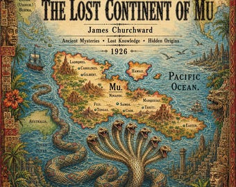El continente perdido de Mu, civilización perdida, misterios antiguos, mundo olvidado, historia esotérica, PDF