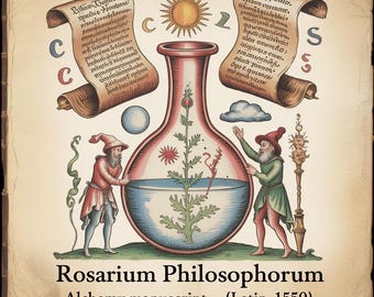 Rosarium Philosophorum (1550) – Manuscrit d'alchimie rare, grimoire hermétique latin, PDF occulte d'époque