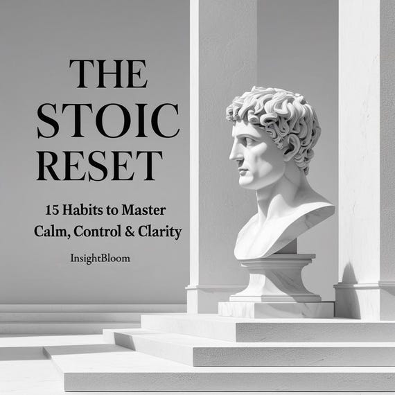 Stoic Mindset Guide: Daily Stoic Habits Workbook, PDF Download, eBook
