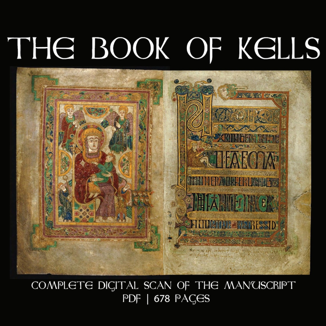 Book of Kells – Complete Digital Manuscript (c. 800 AD), Illuminated ...