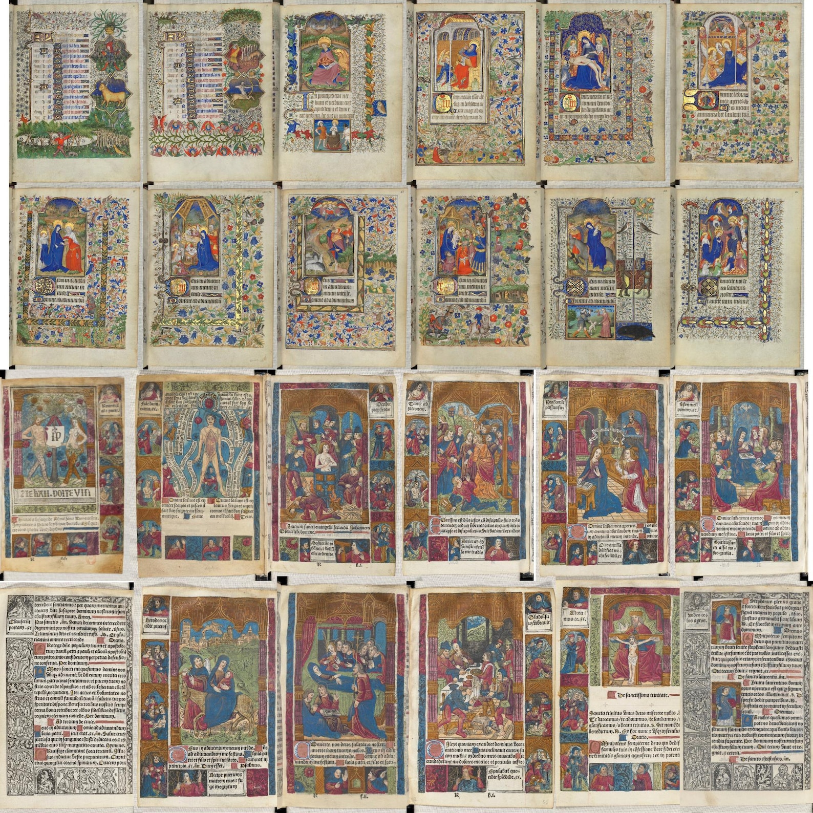 Illuminated Medieval Books of Hours Bundle – 53 Manuscripts, C. 1320 ...