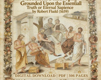 Philosophie Mosaicall (1659) – Robert Fludd, Rare cosmologie hermétique et alchimique, Classique occulte rosicrucien, PDF vintage