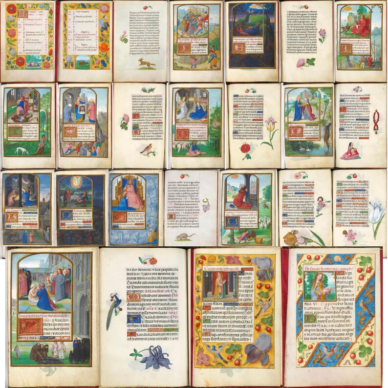Illuminated Medieval Books of Hours Bundle – 53 Manuscripts, C. 1320 ...