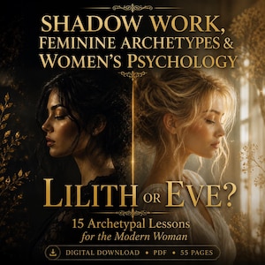 Lilith ou Ève ? Travail de l'ombre pour femmes, Archétypes féminins, Guide de guérison pour le féminin sombre, PDF