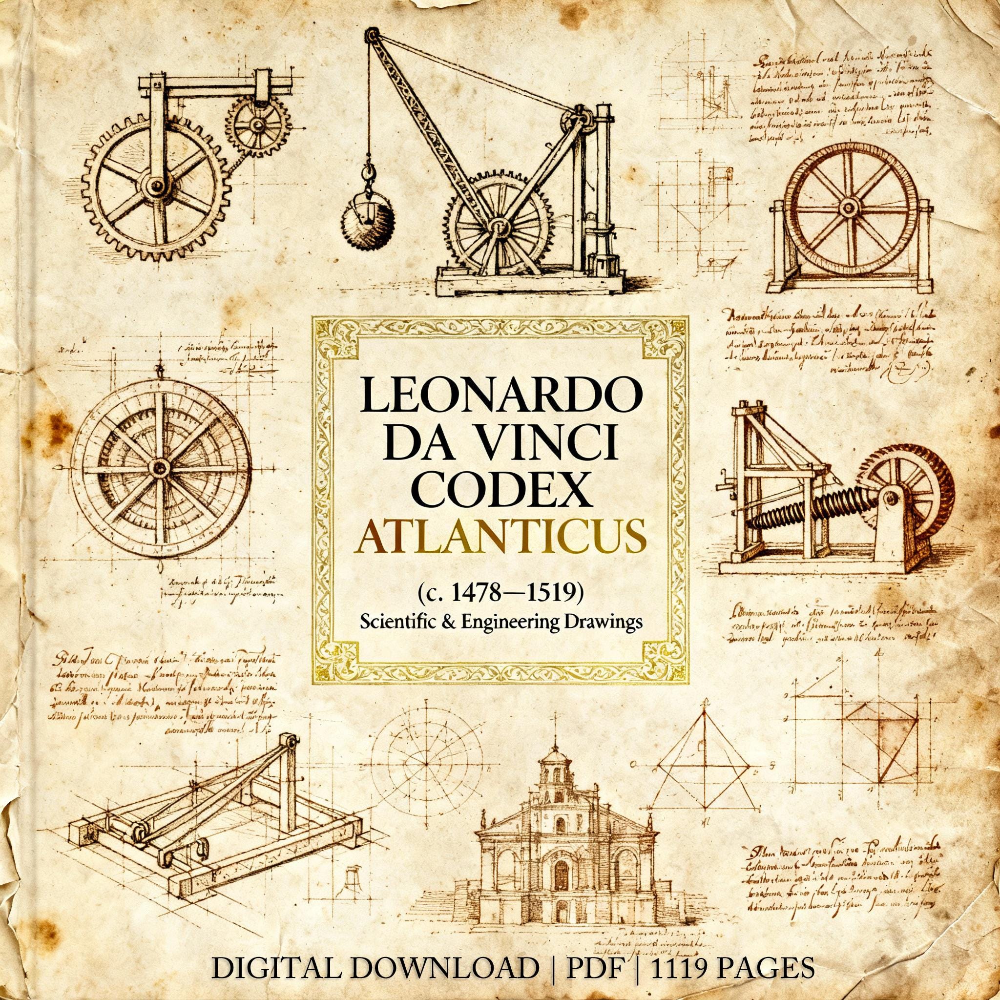 Leonardo Da Vinci Codex Atlanticus, Manuscript Archive