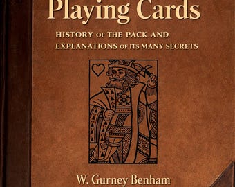 Playing Cards History Book  – Card Secrets, Fortune Telling, Gambling Guide, Vintage eBook, PDF